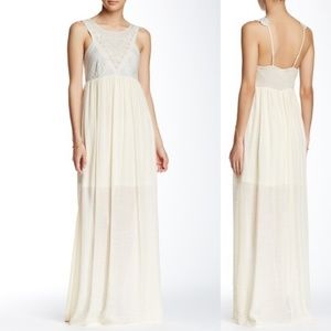 Flying tomato cream embroidered maxi dress…